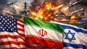 banderas, iran,israel y eeuu